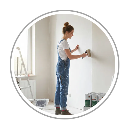 Bekleidung, Hosen, Person, Renovierungsarbeiten, Innenarchitektur