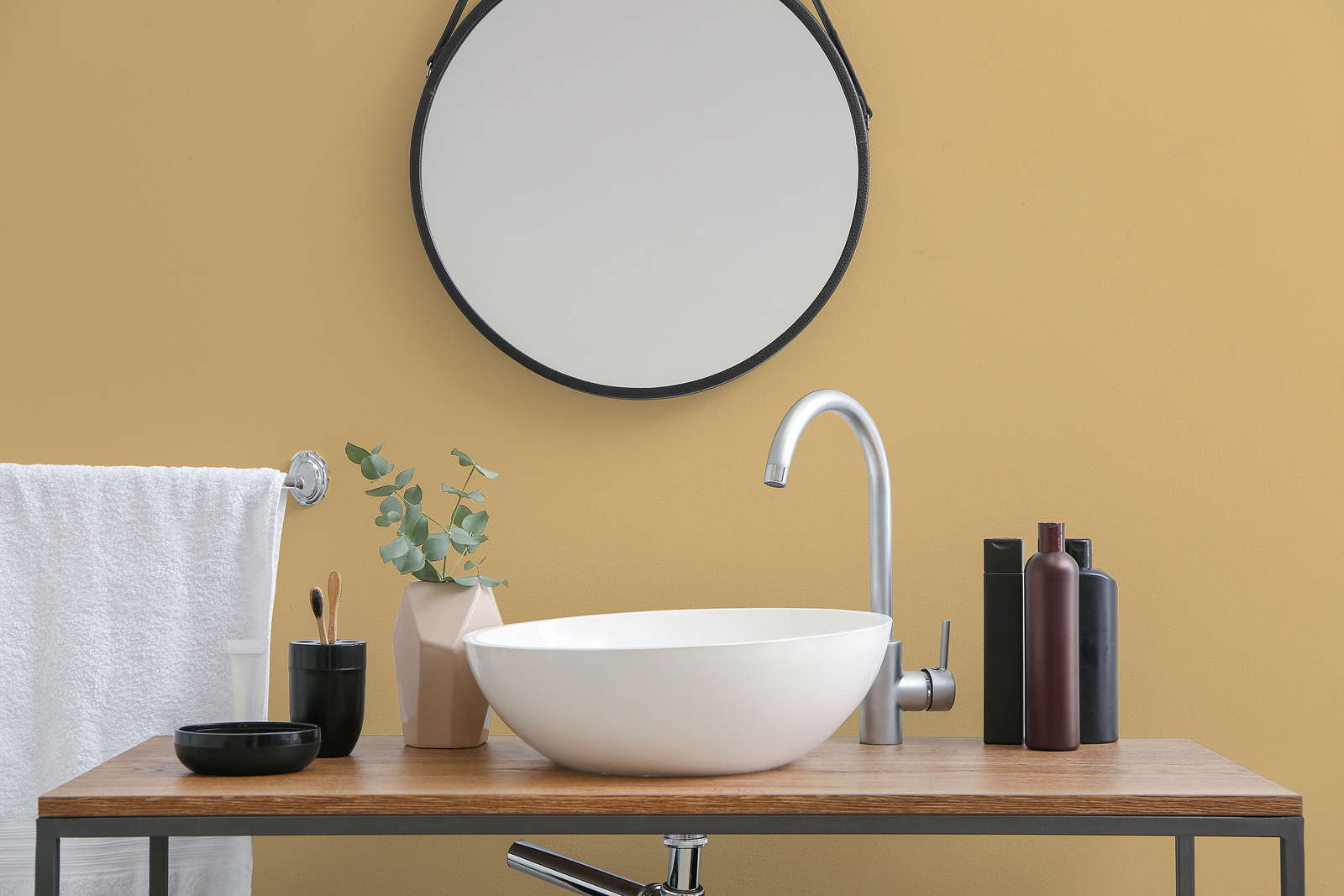             Premium Wandfarbe heiteres Ocker »Juicy Yellow« NW800 – 1 Liter
        