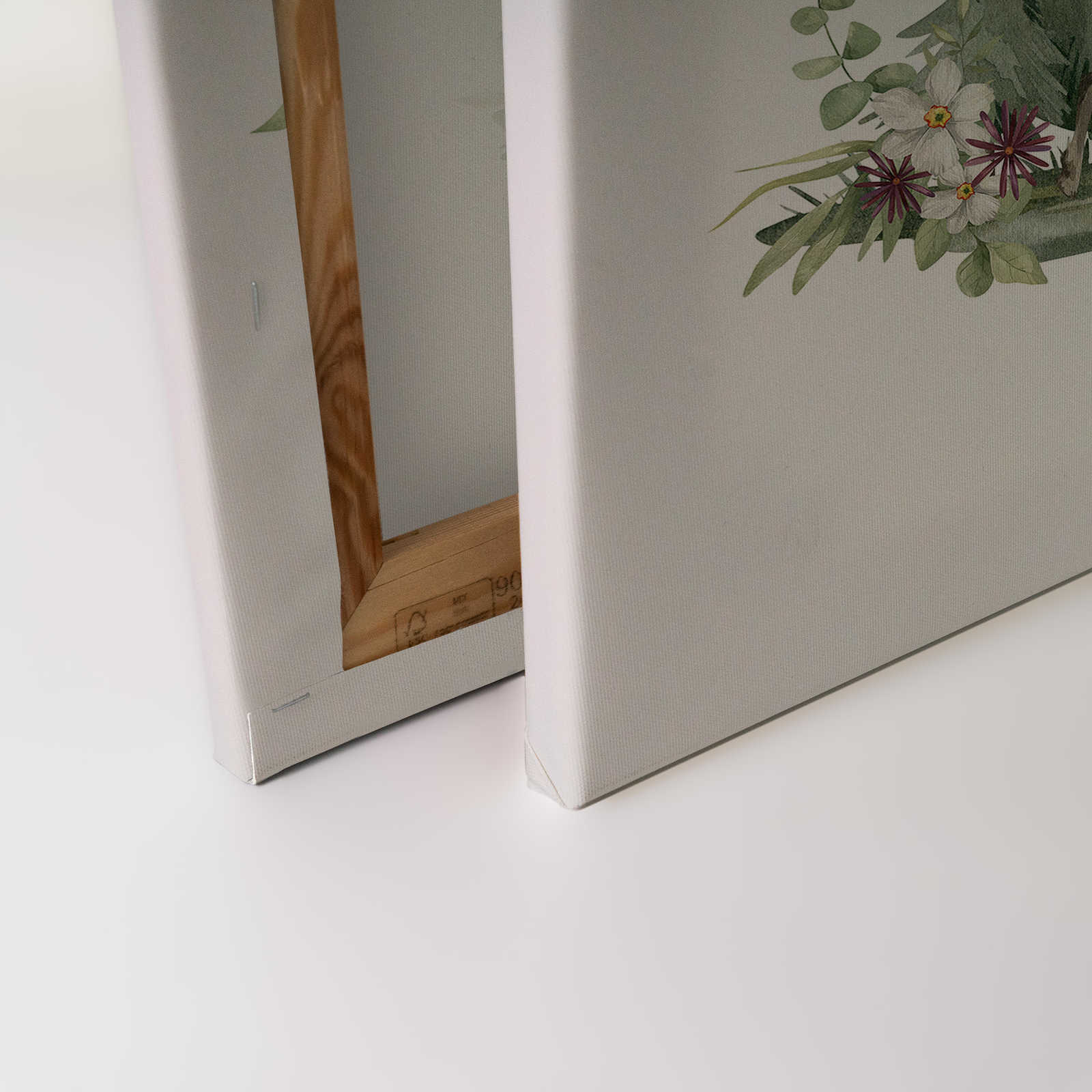             Leinwandbild Kinderzimmer mit Tieren im Wald – 0,90 m x 0,60 m
        