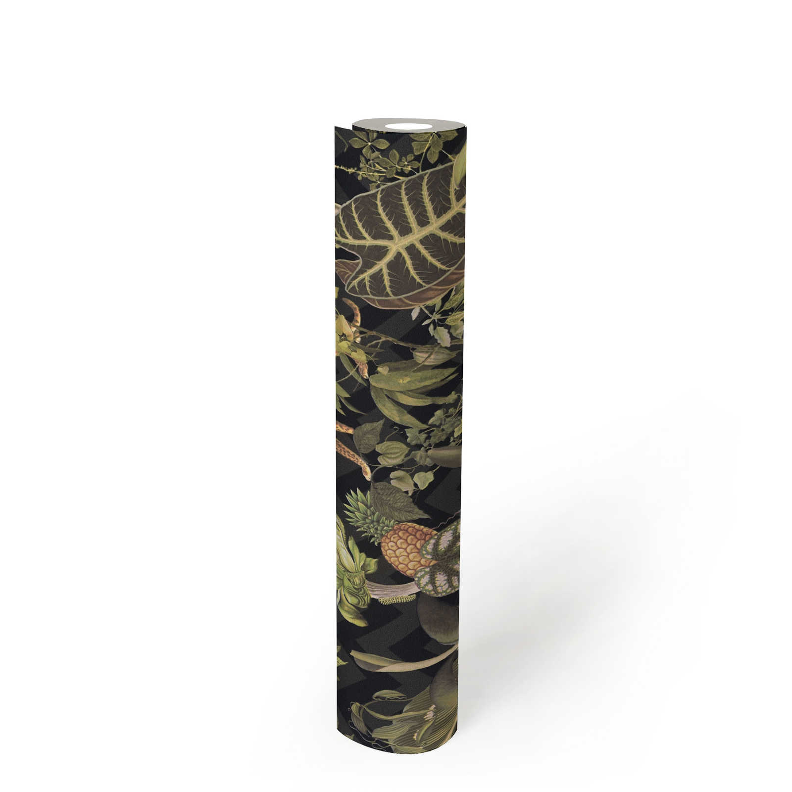             Designer Tapete MICHALSKY Dschungel Blätter & Tiere – Bunt, Schwarz
        