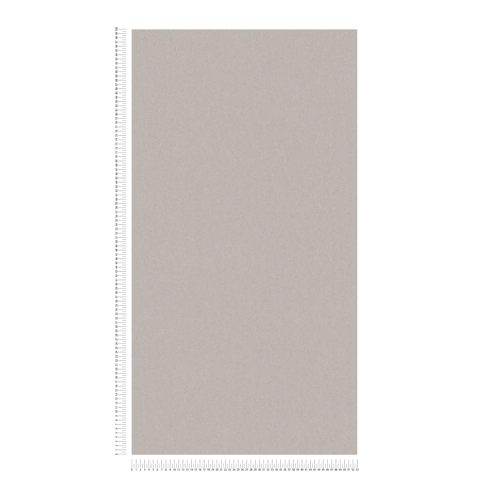 Tapete Taupe unifarben Grau Beige mit Textiloptik – Grau, Braun