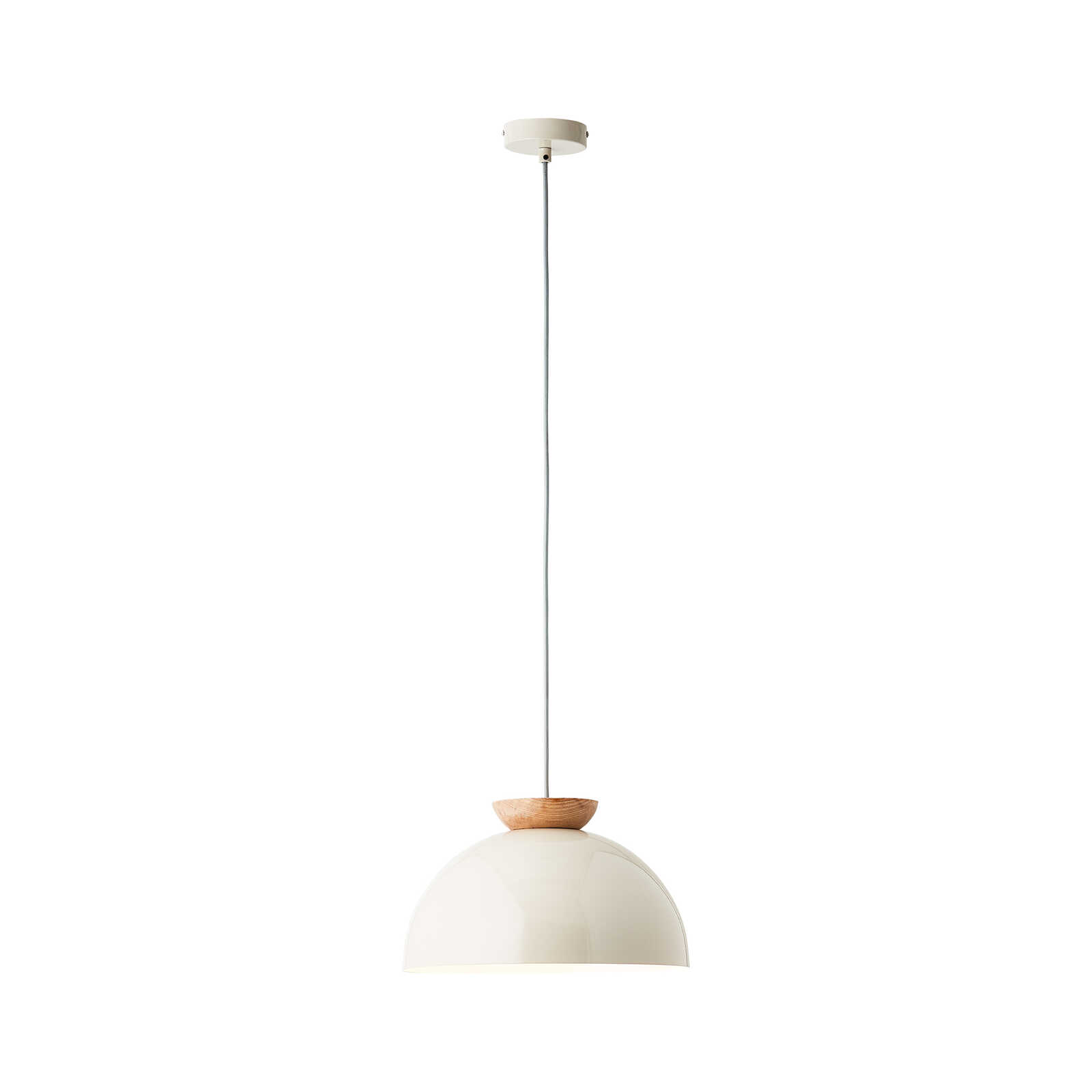             Wooden pendant light - Lorena 1 - Beige
        