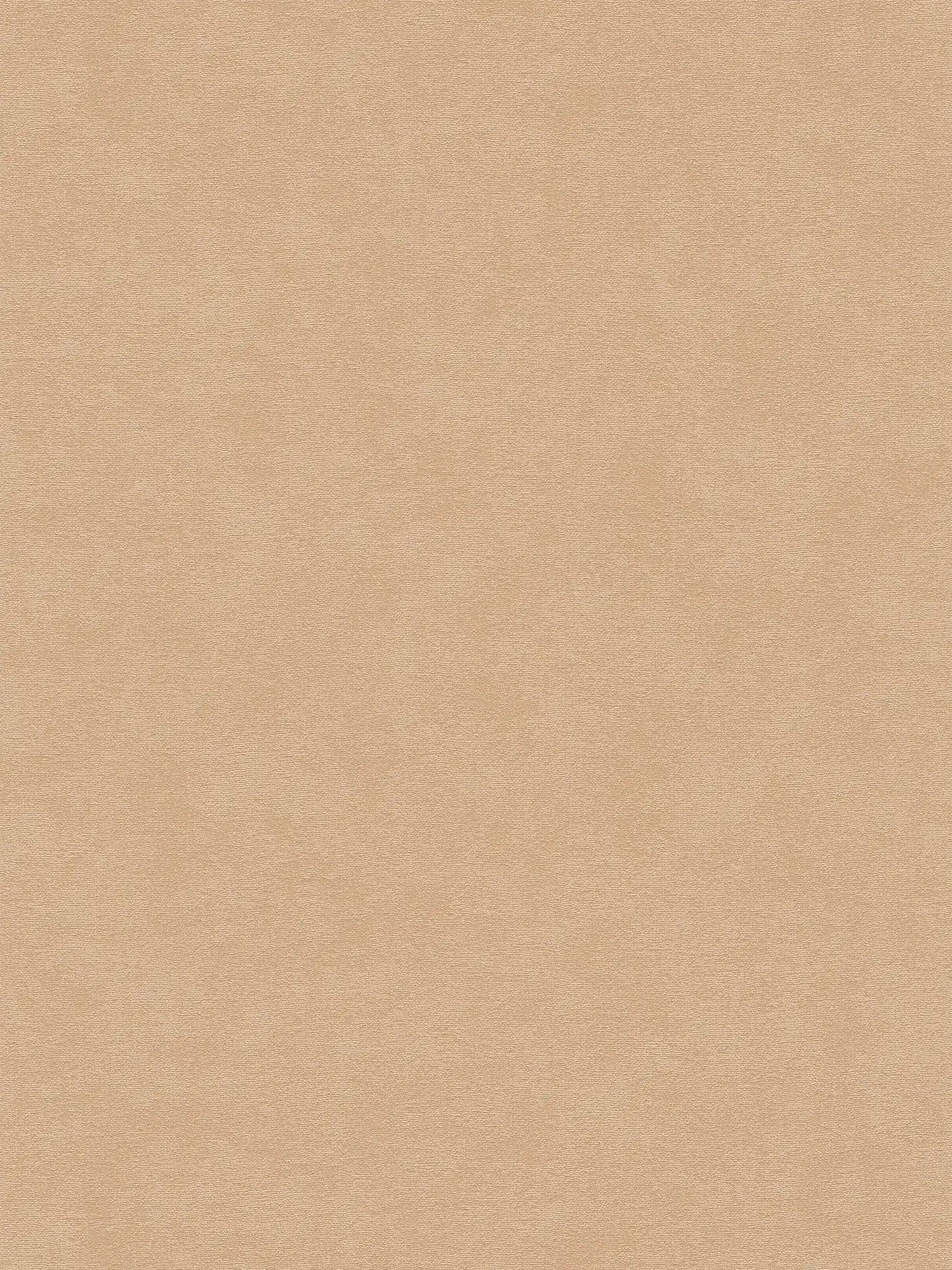 Einfarbige Vliestapete mit feiner Oberflächenstruktur – Beige