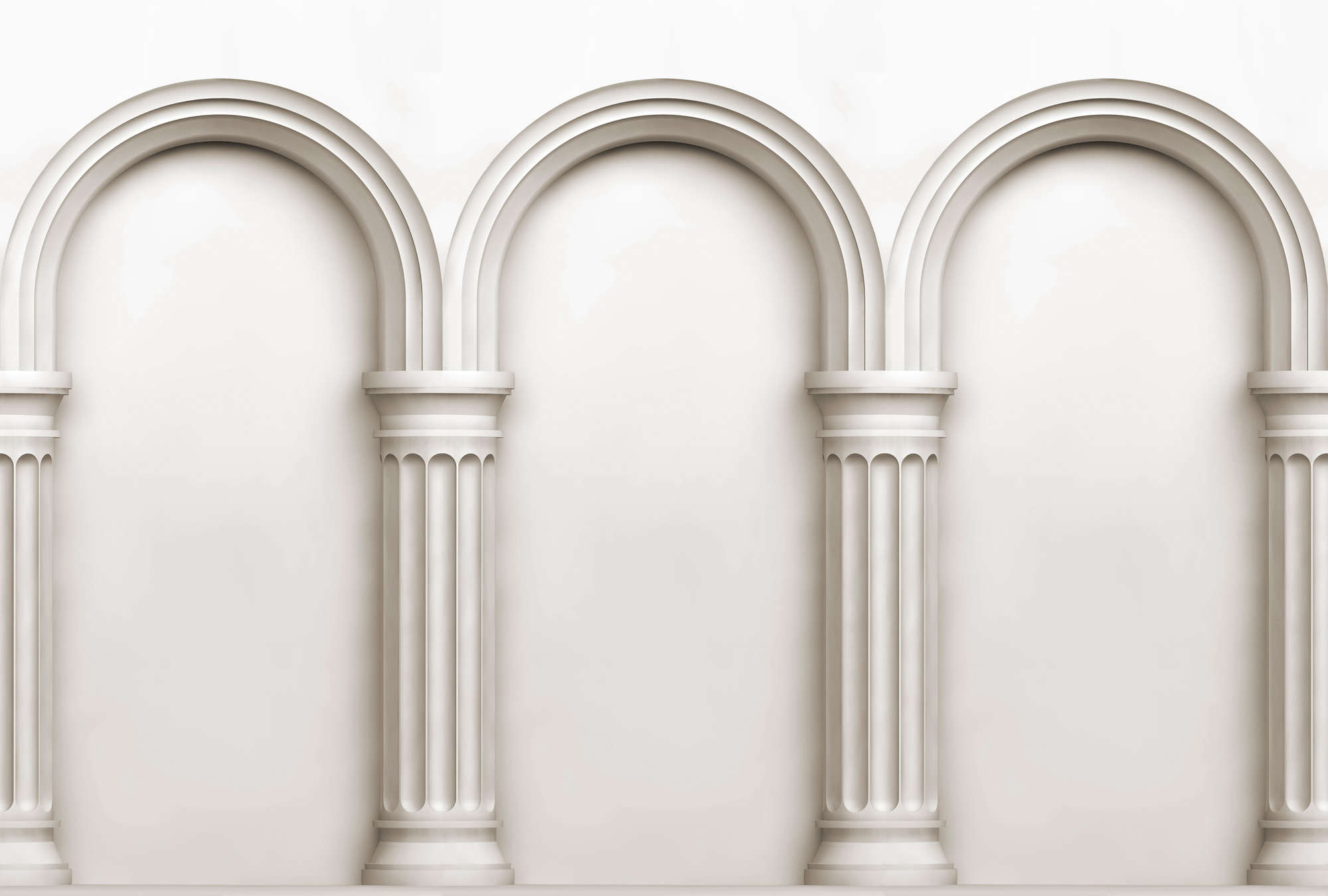             Fototapete »new roman« - Architektur mit Rundbögen – Glattes, leicht glänzendes Premiumvlies
        