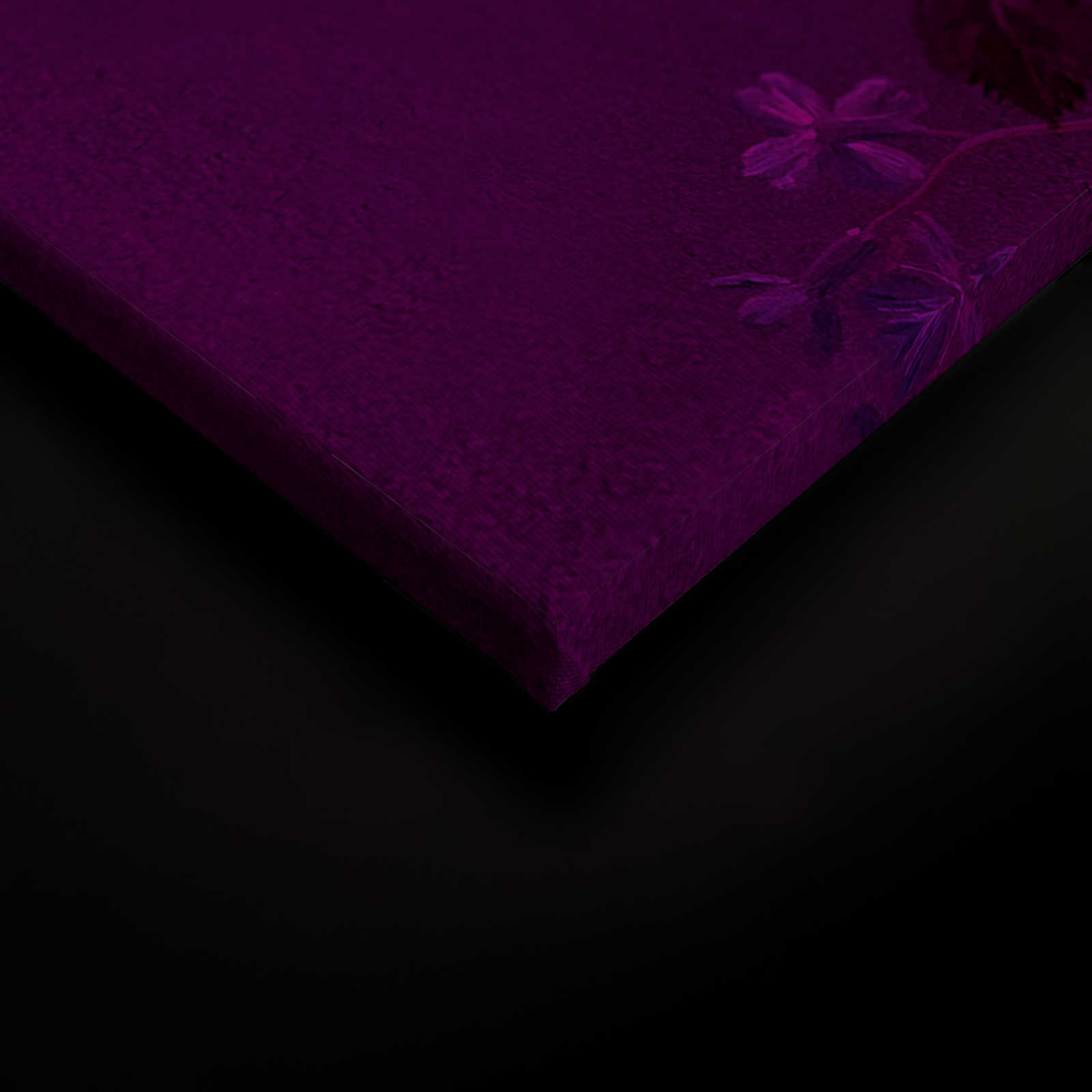             Neon Canvas Schilderij met bloemen Stilleven | boeket Vibran 3 - 0.90 m x 0.60 m
        