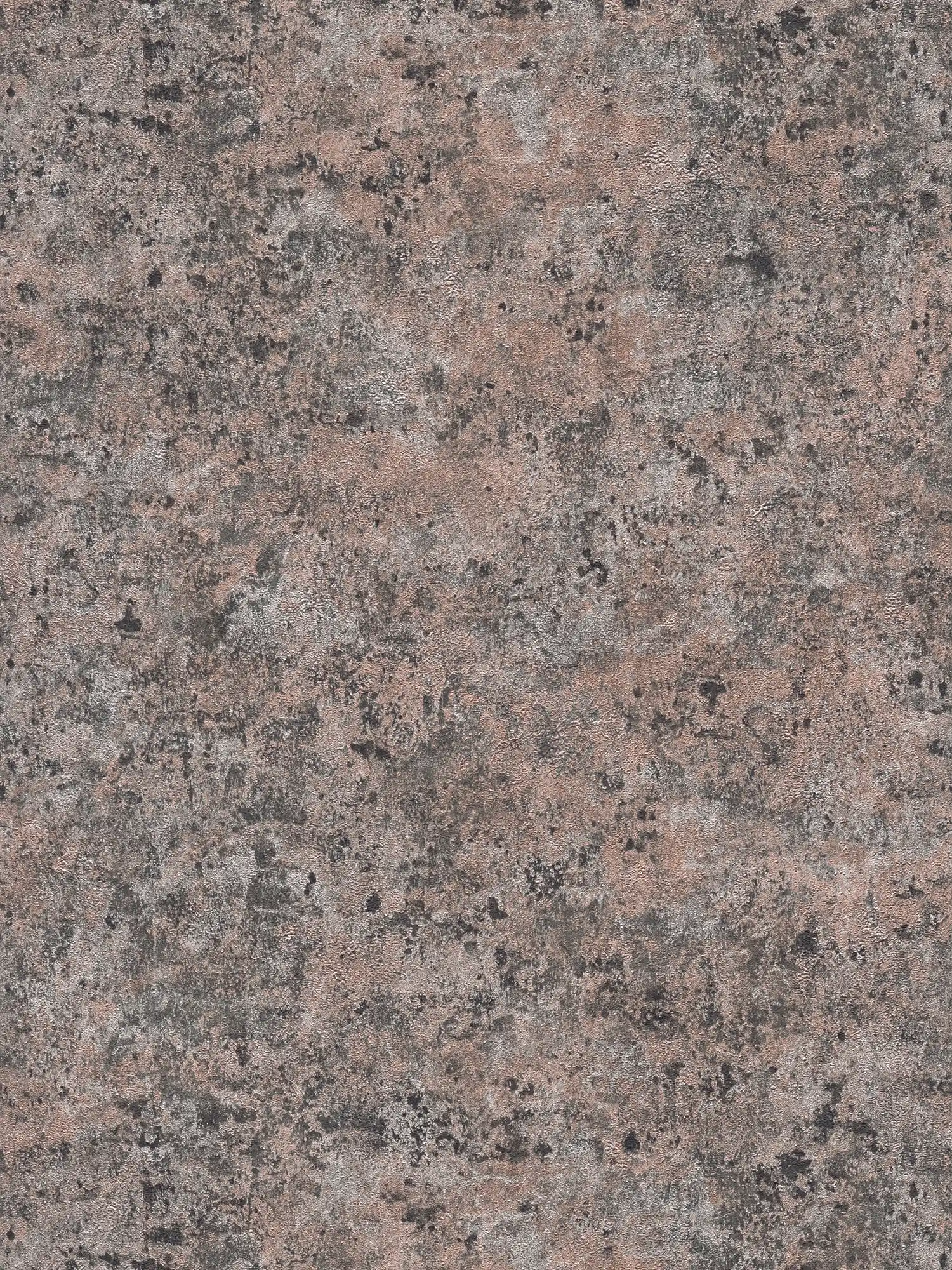         Metallic vliesbehang in gebruikte look glanzend - brons, zwart, zilver
    