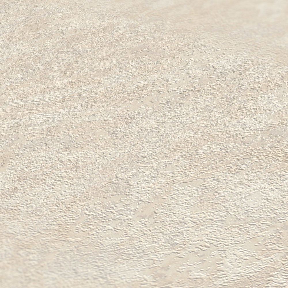             Strukturtapete einfarbig meliert – Beige, Braun
        