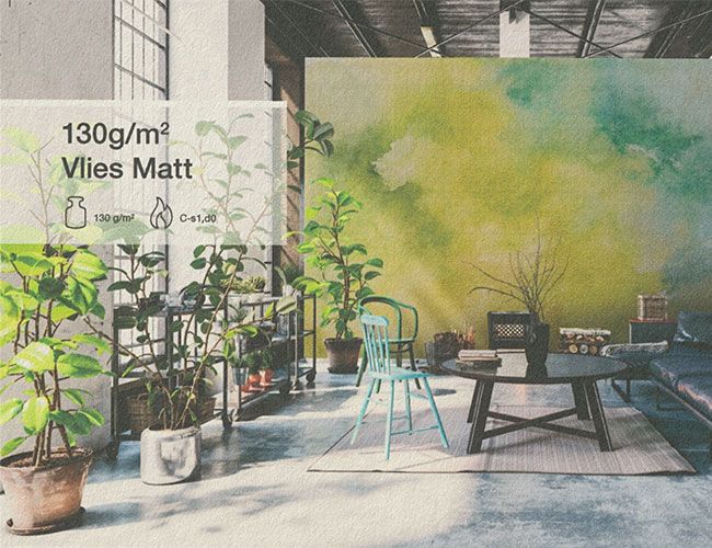 Échantillon numérique de matériau intissé papier peint photo mat 130g