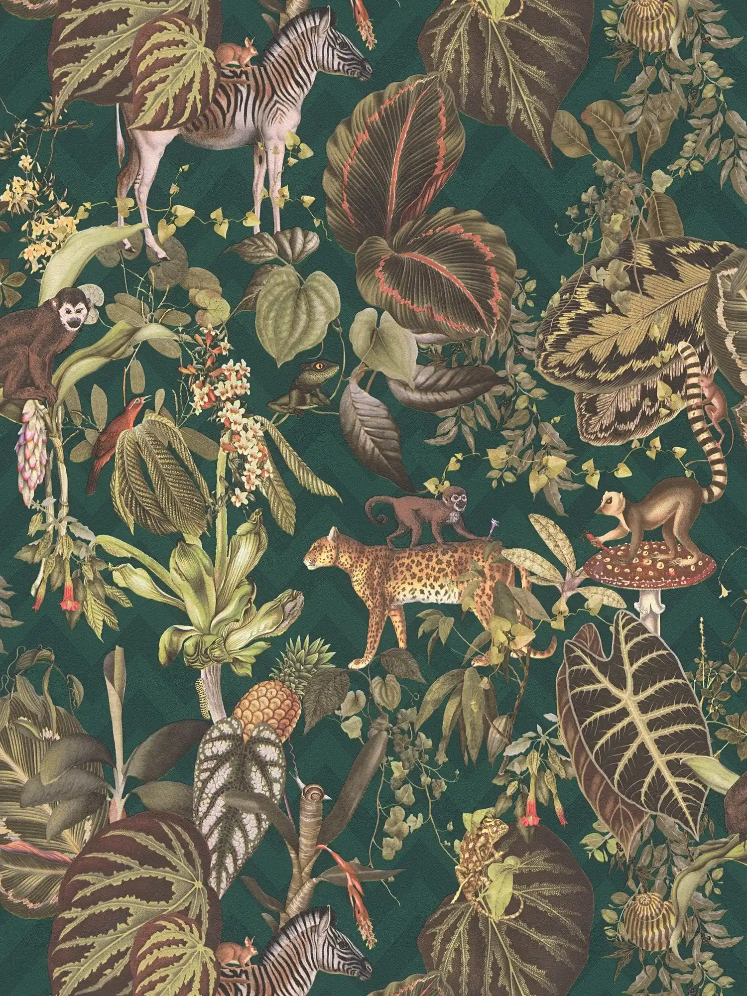         Designer behang MICHALSKY jungle bladeren & dieren - veelkleurig, groen
    