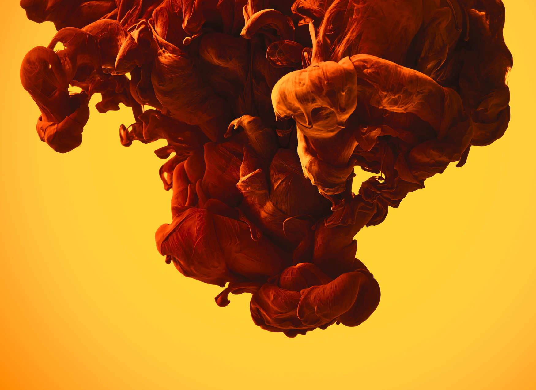             Fototapete mit abstraktem Farbmuster – Orange, Gelb
        