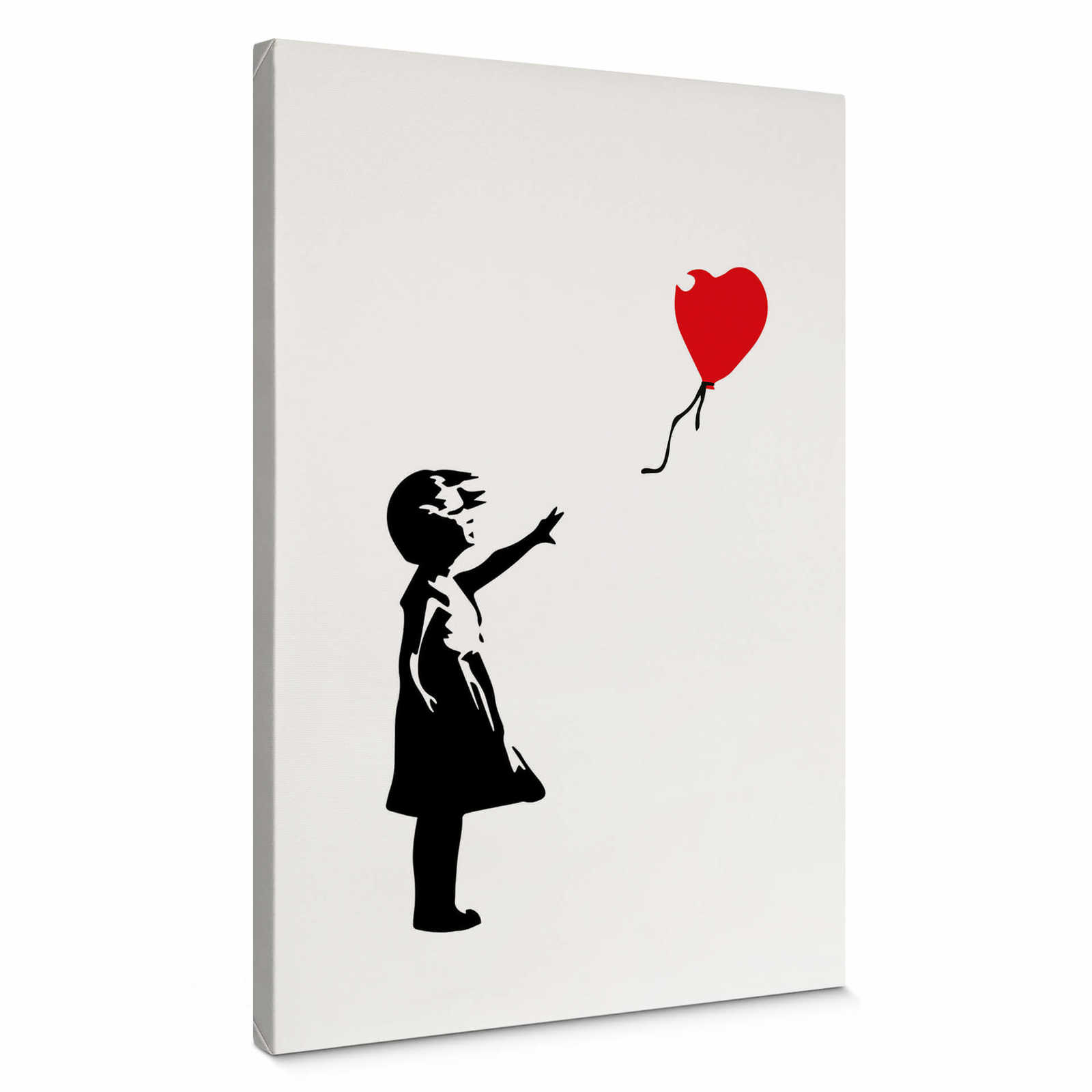             Canvas print "Girl with a red balloon" by Banksy
        