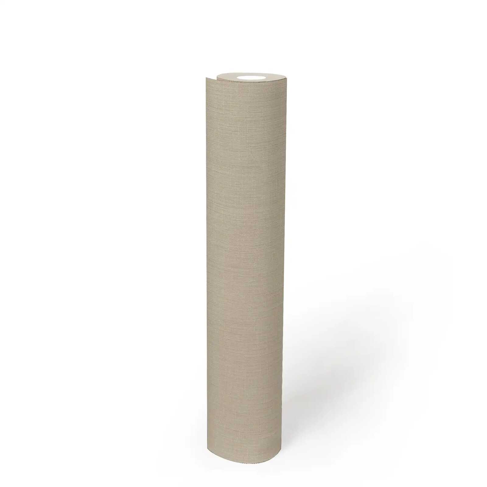 Daniel Hechter Schlichte Uni-Vliestapete mit Texturwirkung – Beige