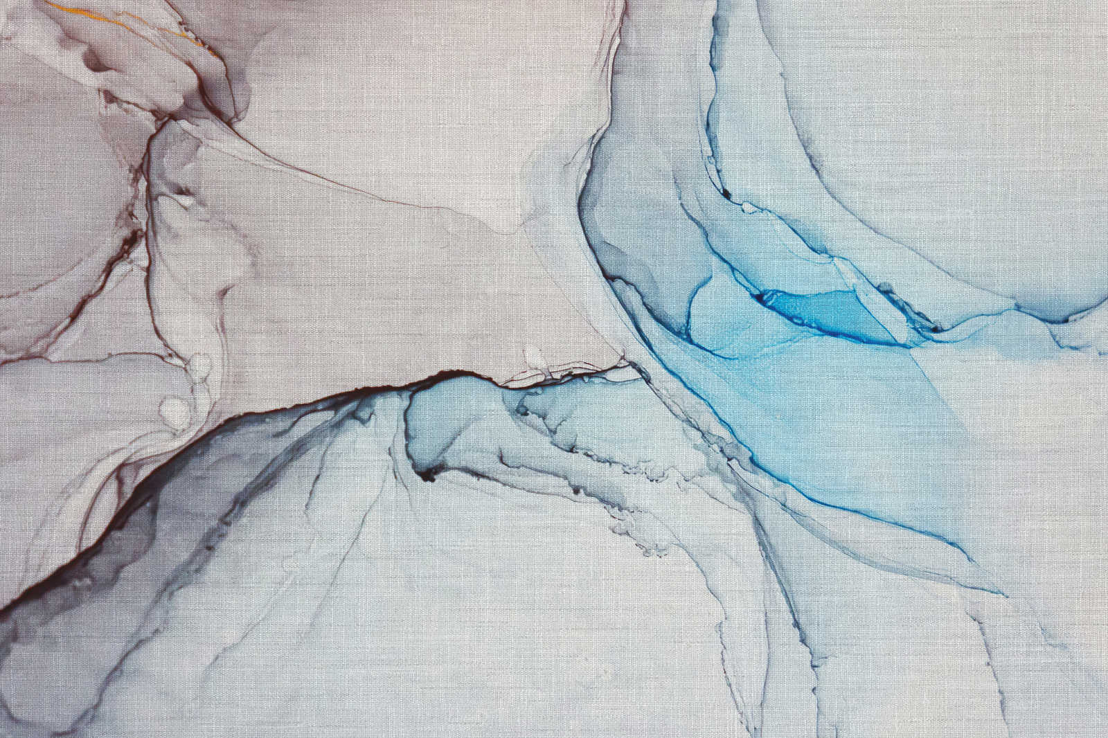             Leinwandbild mit Marmor-Muster aus Leinenoptik – 0,90 m x 0,60 m
        