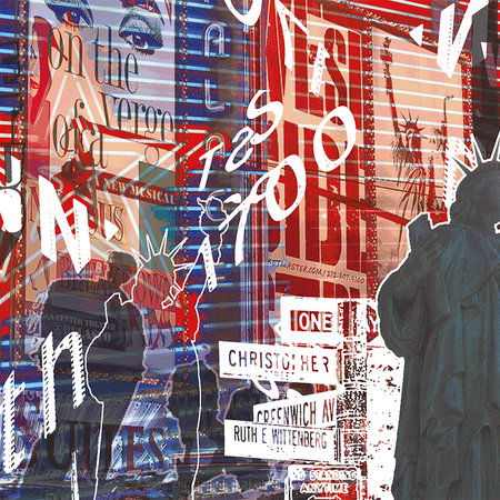         Lady Liberty - papier peint American Design New York City
    