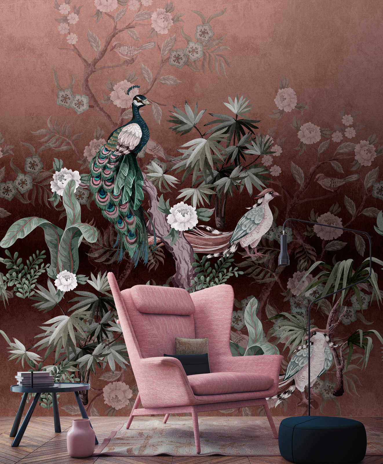 Moebel, Kunst, Malerei, Stuhl, Vogel