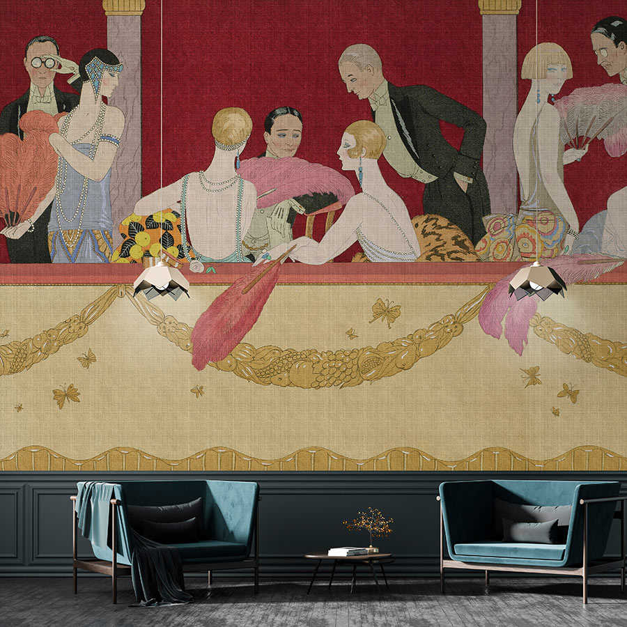 Dekoration für Zuhause, Kunst, Wandteppich, Gemälde, Person