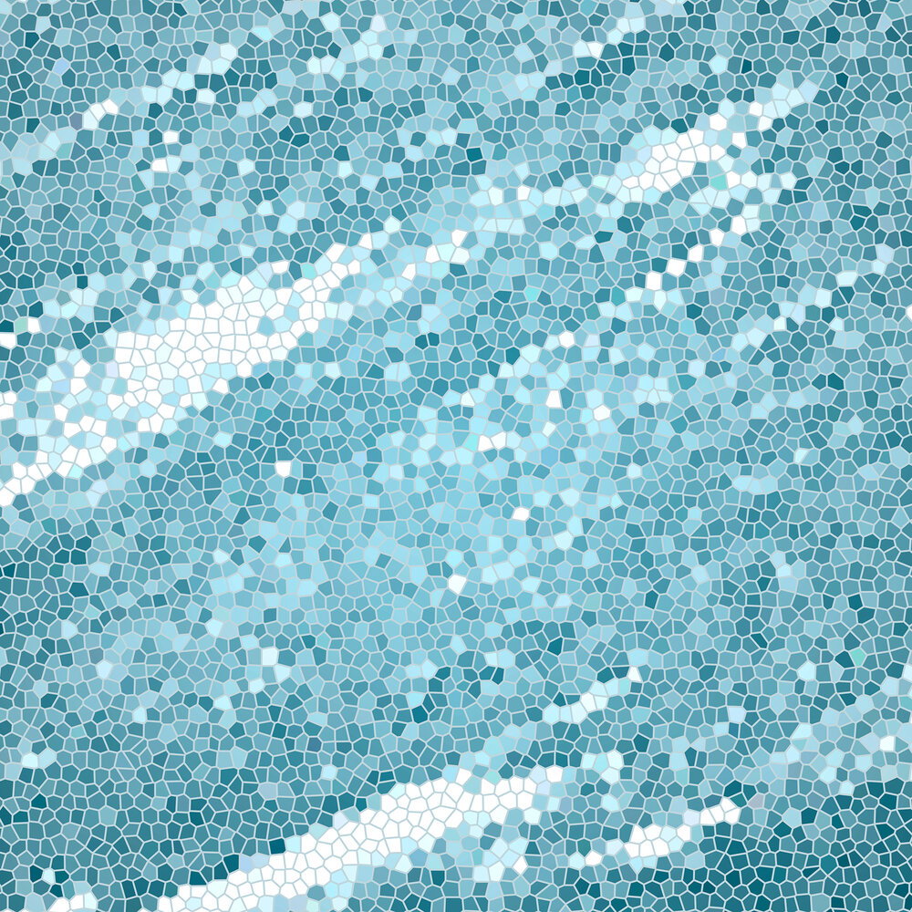             Smooth photo wallpaper 'Washed out blue tones' - Artistic texture for modern rooms - Blue, Grey
        