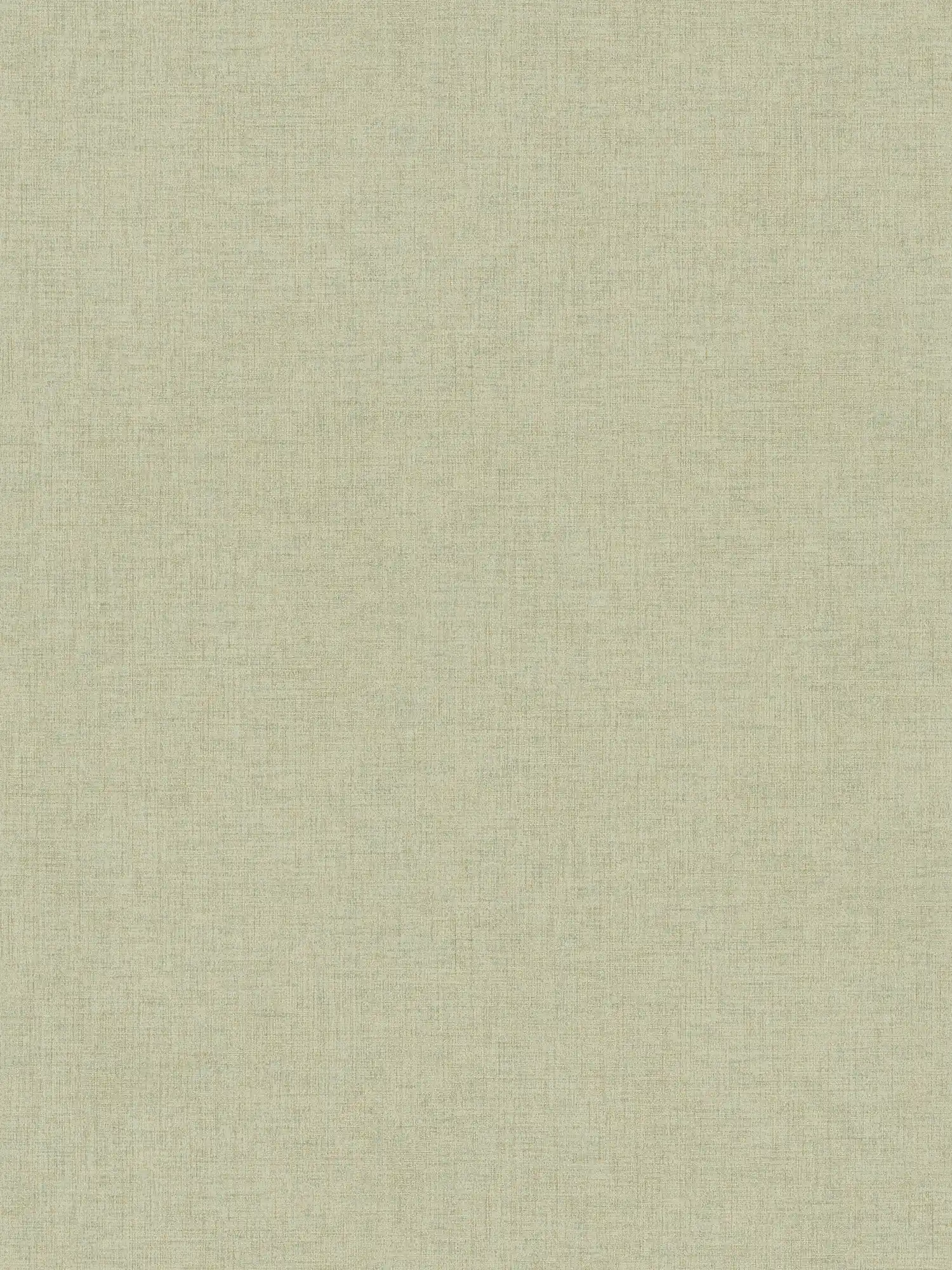 Unitapete mit dezenter Leinen Optik – Grün