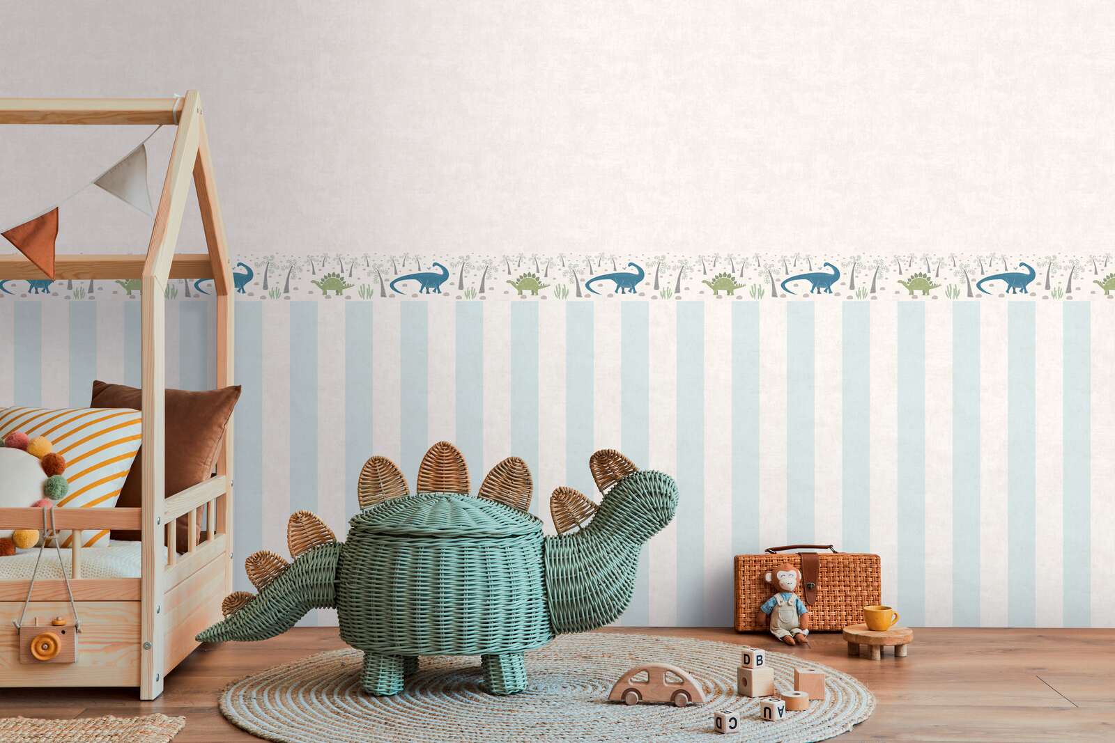             Uni Kinderzimmer Vliestapete - Zeitlos und elegant als ideale Ergänzung zu unseren Motivtapeten – Creme
        