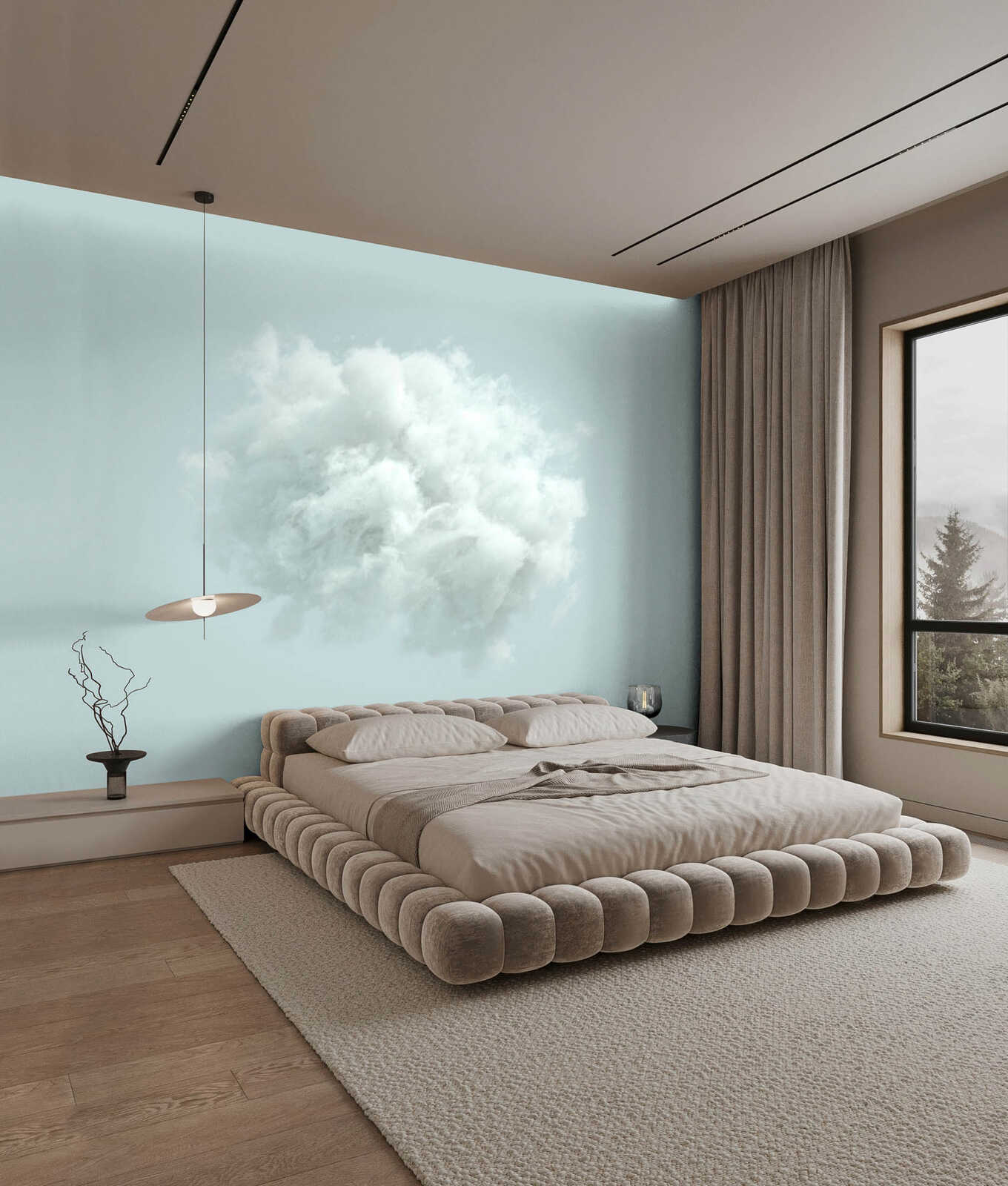 Dekoration für Zuhause, Innenarchitektur, Mobiliar, Bett, Kissen