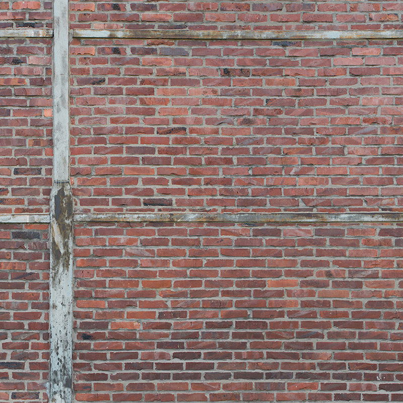         3D Tapete in Vliesoptik – Klassische Backsteinwand im Urban Style – Rot, Braun
    
