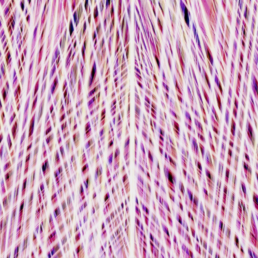         Fototapete 'Filigrane Faseroptik' – Elegantes Textil-Design, fein – Lila, Weiß
    