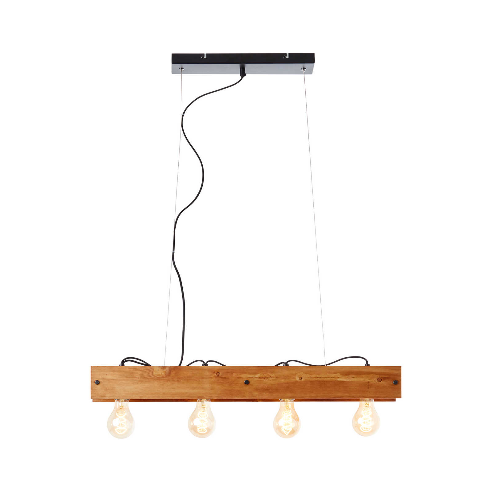         Houten hanglamp - Daniel 3 - Bruin
    