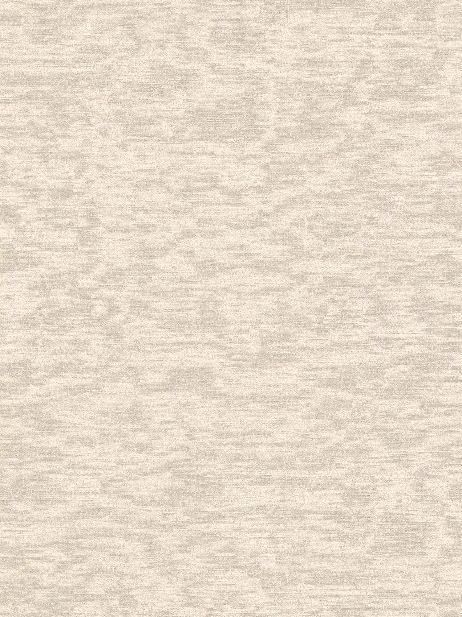 Vliestapete einfarbig mit leichter Struktur PVC-frei – Beige, Creme
