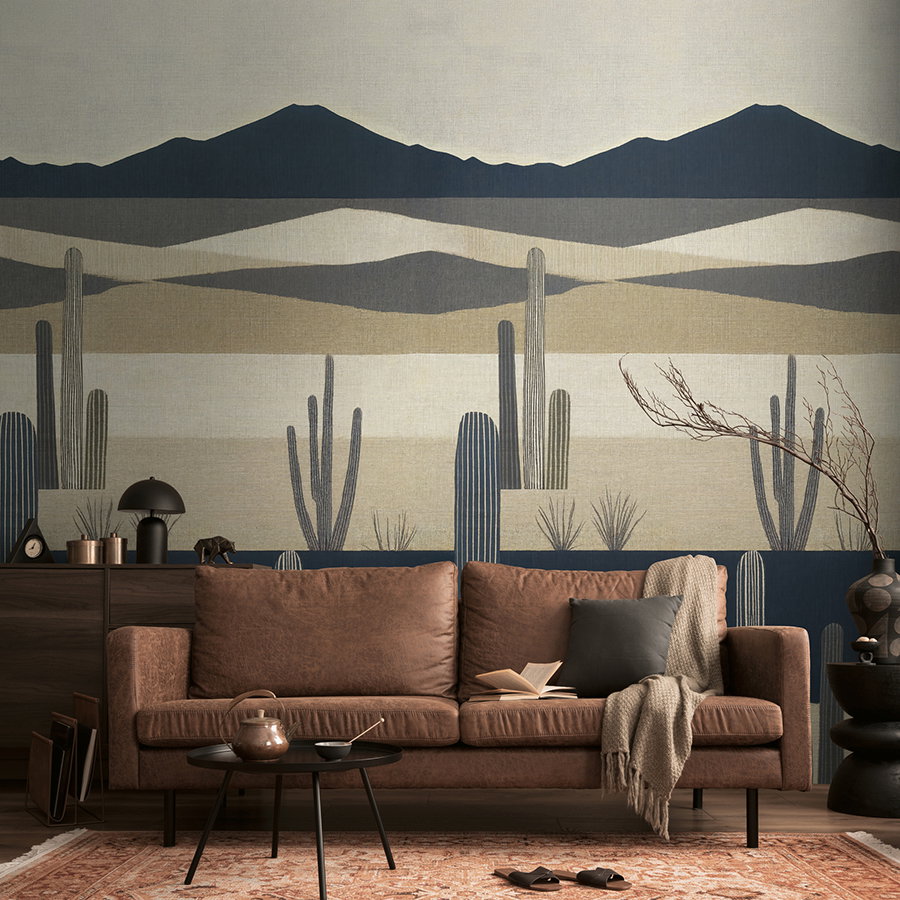 sofa, couch, wohnzimmer, wandbild, desert dekor