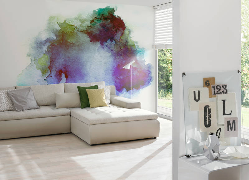 Wohnzimmer, Sofa, Wandkunst, Wandbild, Kissen