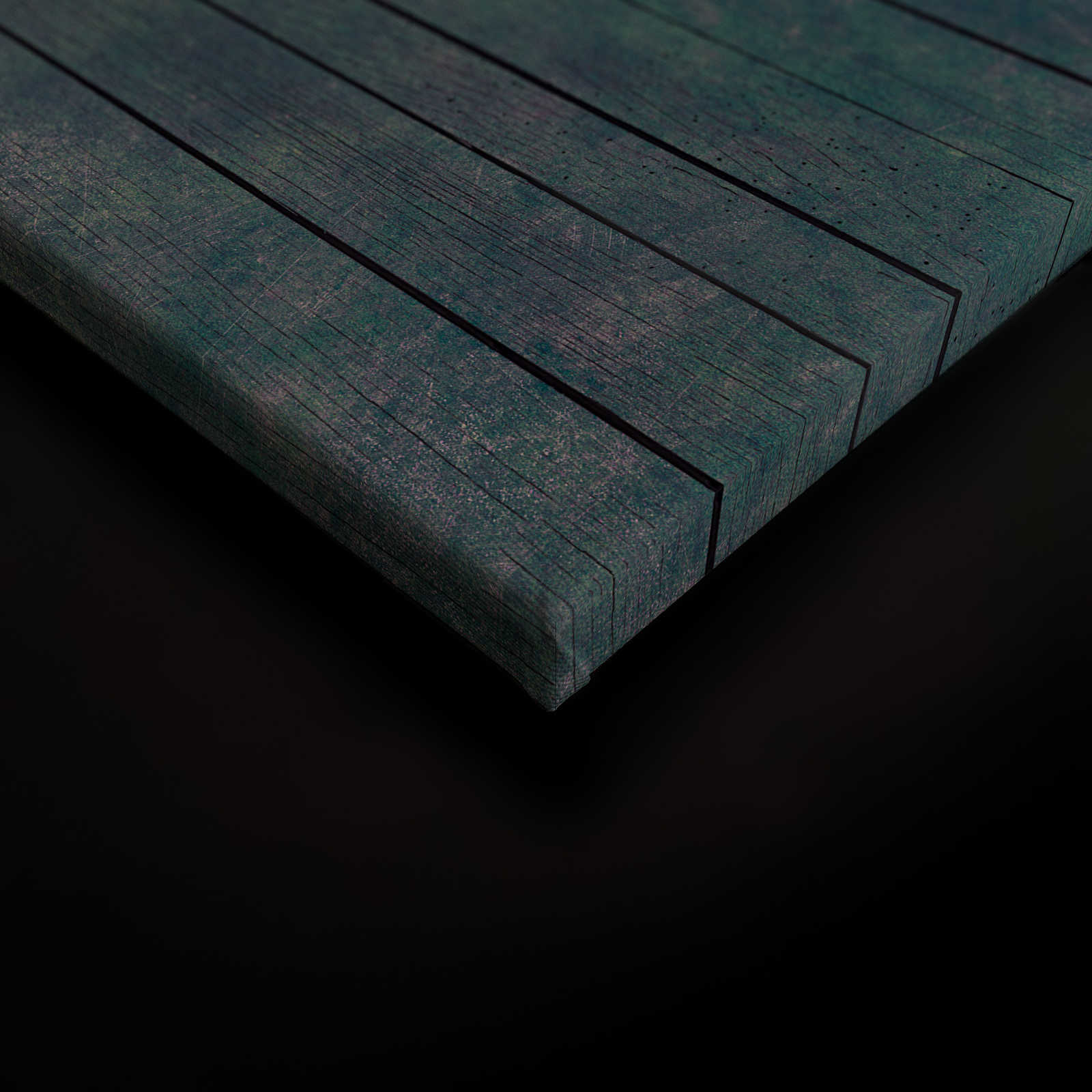             Spray Bouquet 2 - Leinwandbild in Holzpaneele Struktur mit Blumen auf Bretterwand – 0,90 m x 0,60 m
        