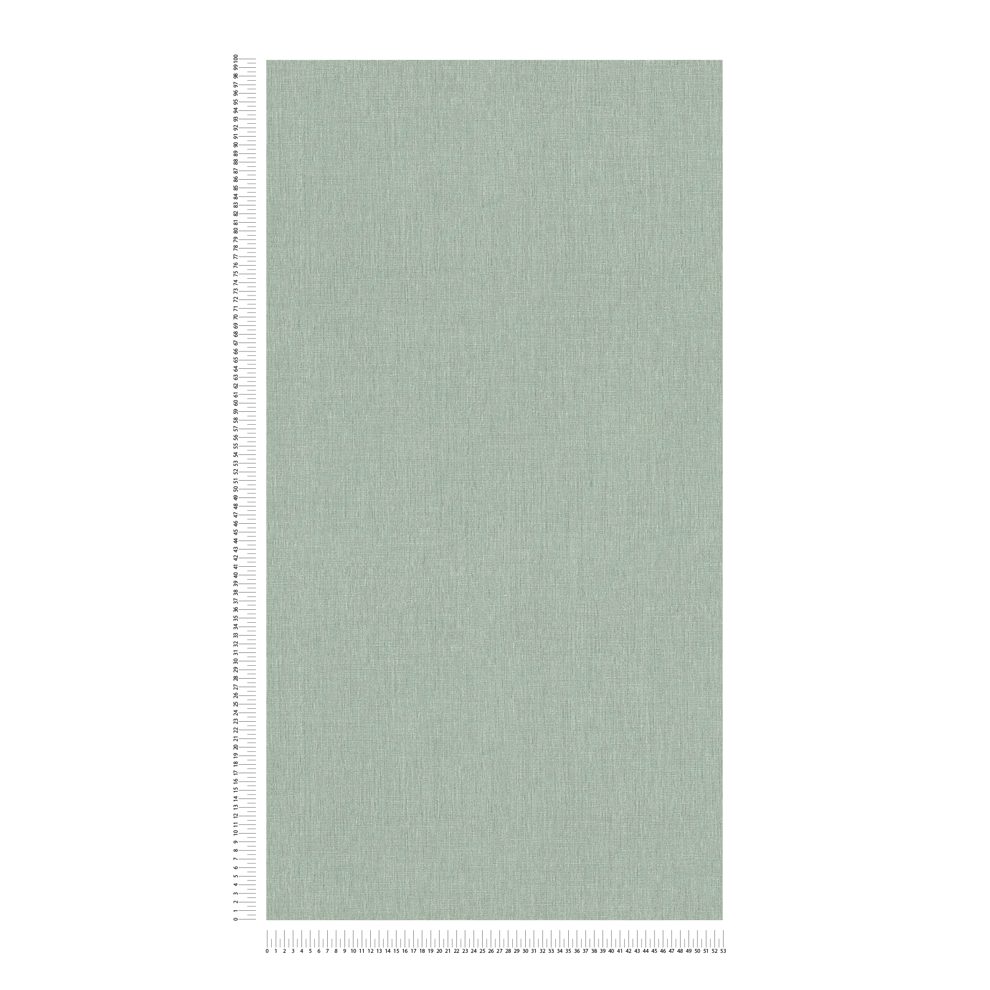             Plain wallpaper in textile look - green, turquoise, blue
        