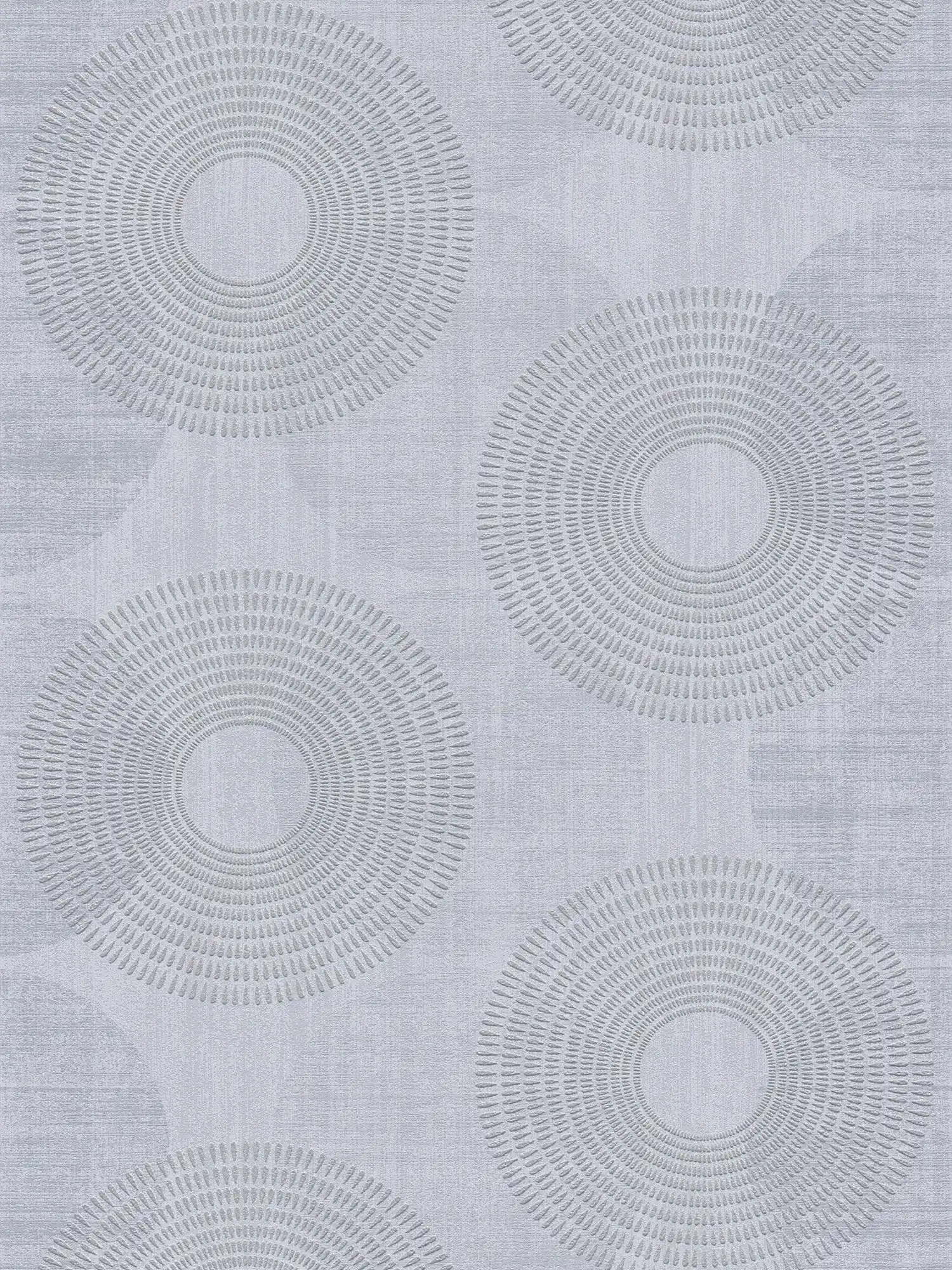         Effet paillettes papier peint en papier intissé moderne motif cercle abstrait - gris
    