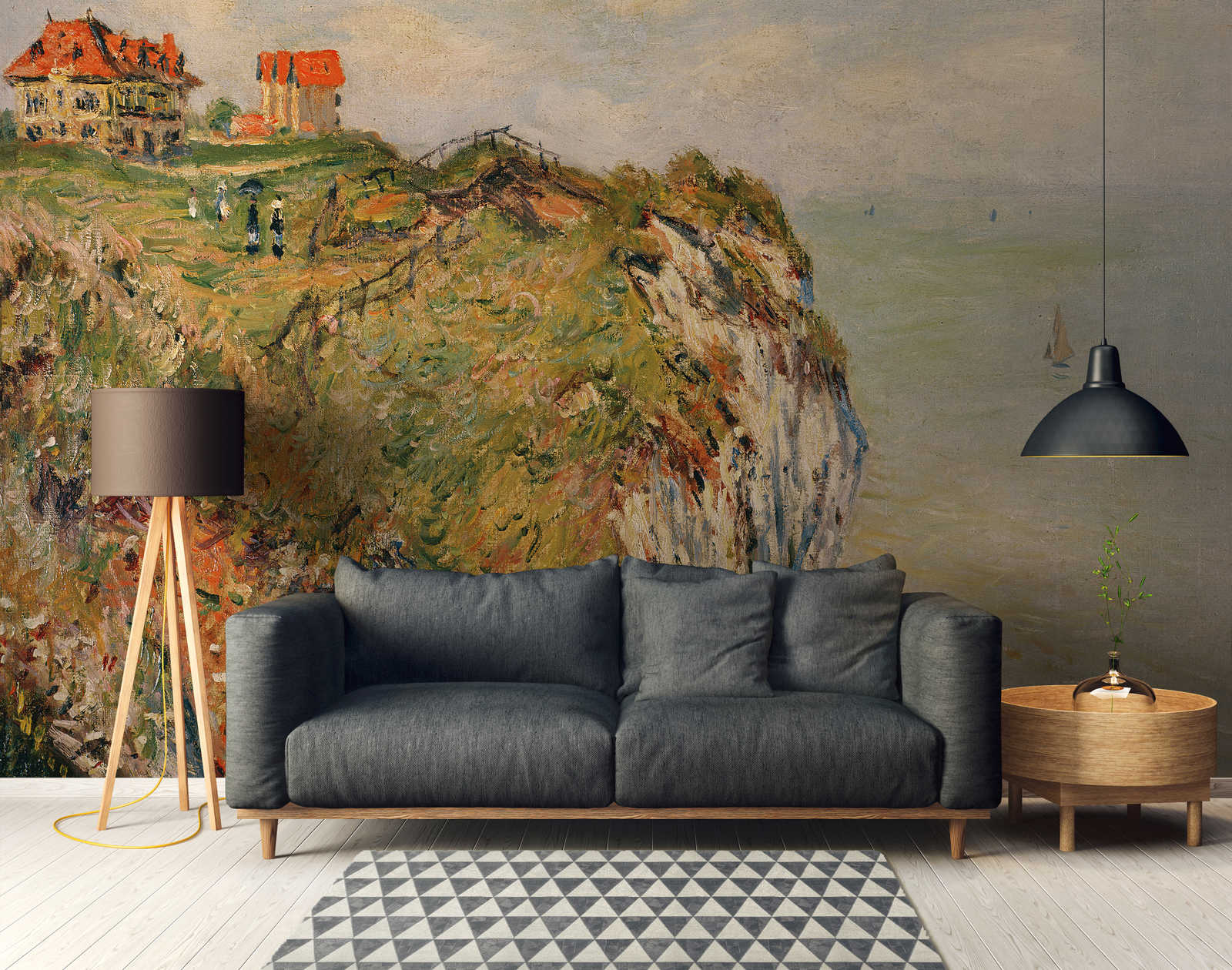 Wohnzimmerwand, Wandtattoo, Bildmotiv, Landschaft, Kunst