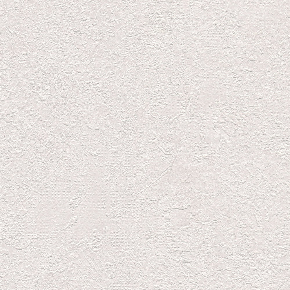             Uni Tapete mit Putzoptik & Farbschraffur – Creme, Weiß
        
