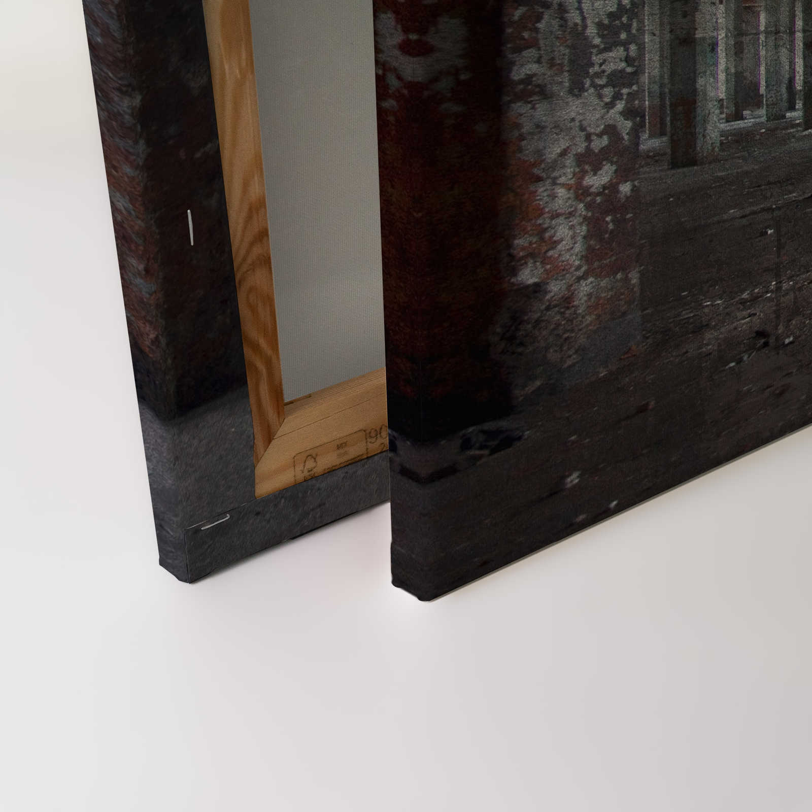             Leinwand mit altem Gebäude aus Beton mit 3D-Optik – 0,90 m x 0,60 m
        