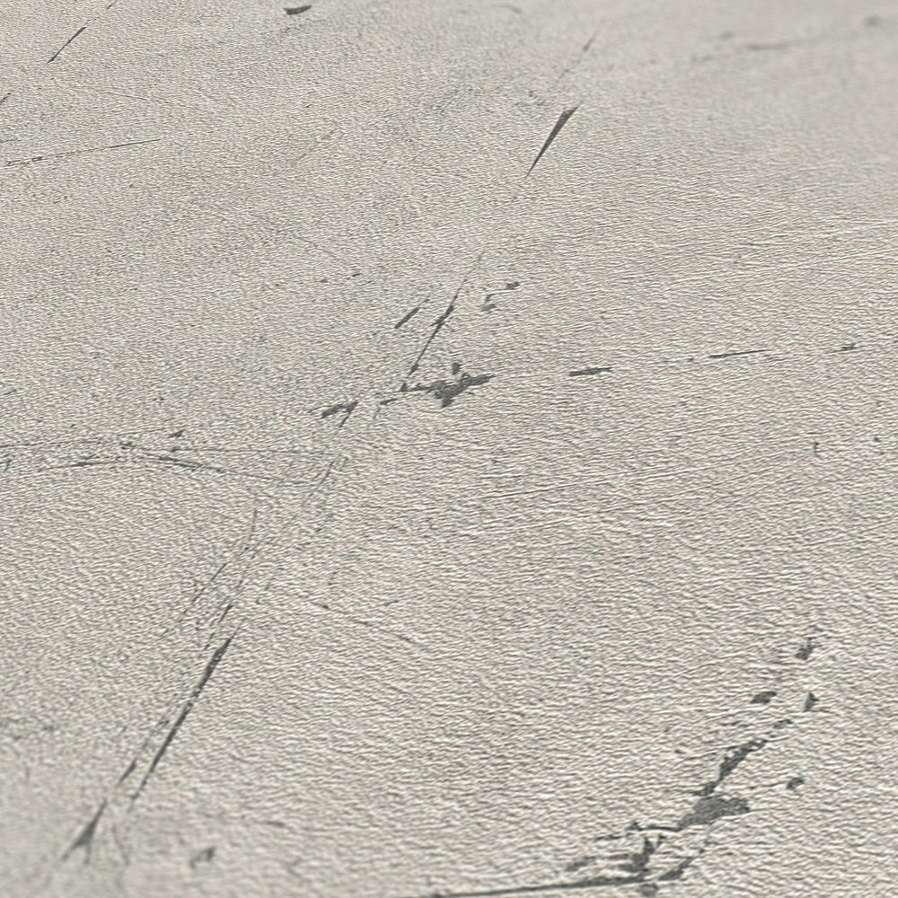             Tapete in Steinoptik mit Strukturmuster – Grau, Beige
        