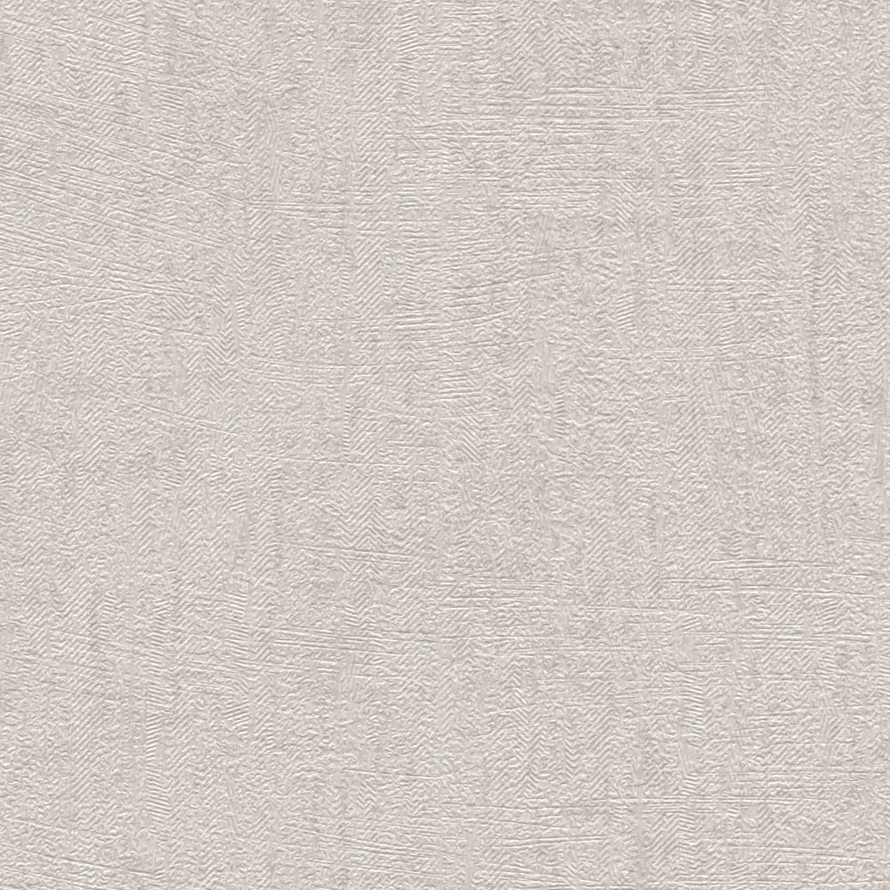             Perlweiß Tapete mit Metallic Effekt, einfarbig & strukturiert – Beige, Creme, Metallic
        