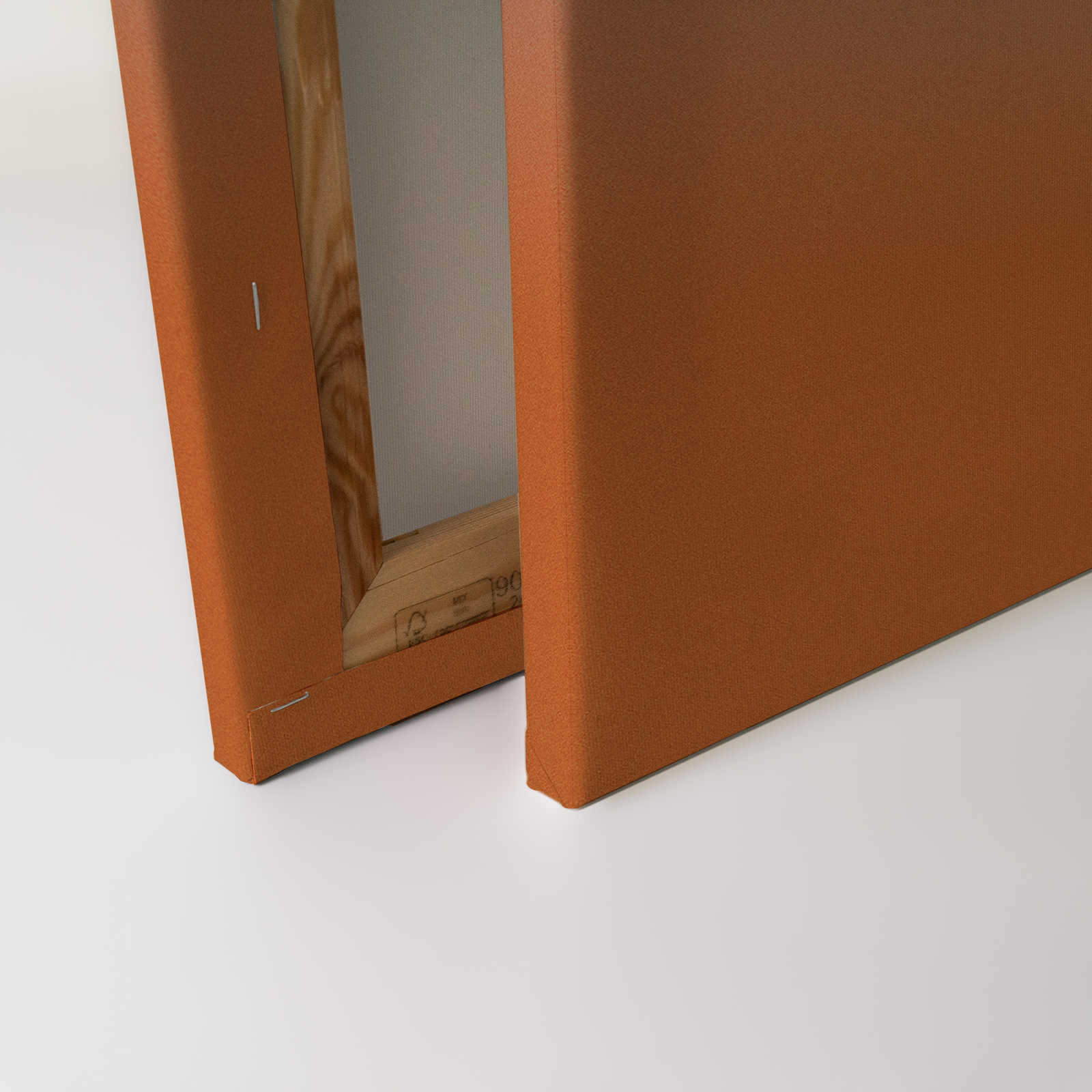             Colour Studio 4 - Ombre Leinwandbild Farbverlauf Rosa & Orange – 0,90 m x 0,60 m
        