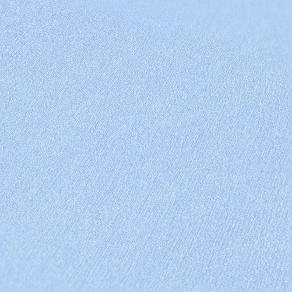             Tapete Kinderzimmer Jungen uni glatt – Blau
        