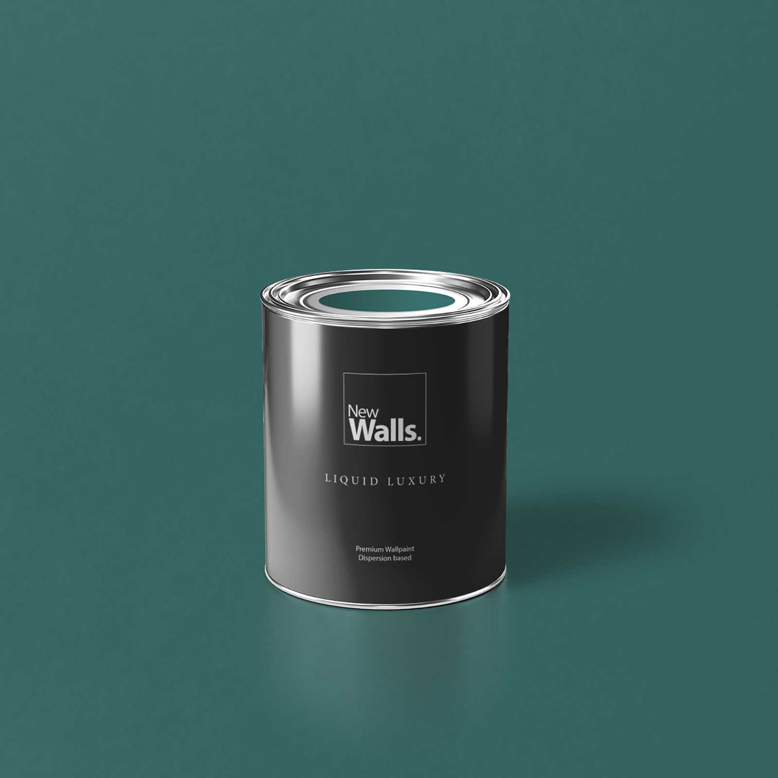 Premium wall paint harmonious blue-green »Expressive Emerald