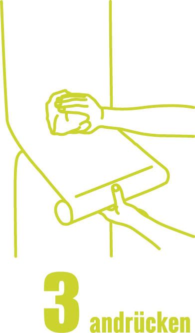 So geht selbstklebende Tapete 3