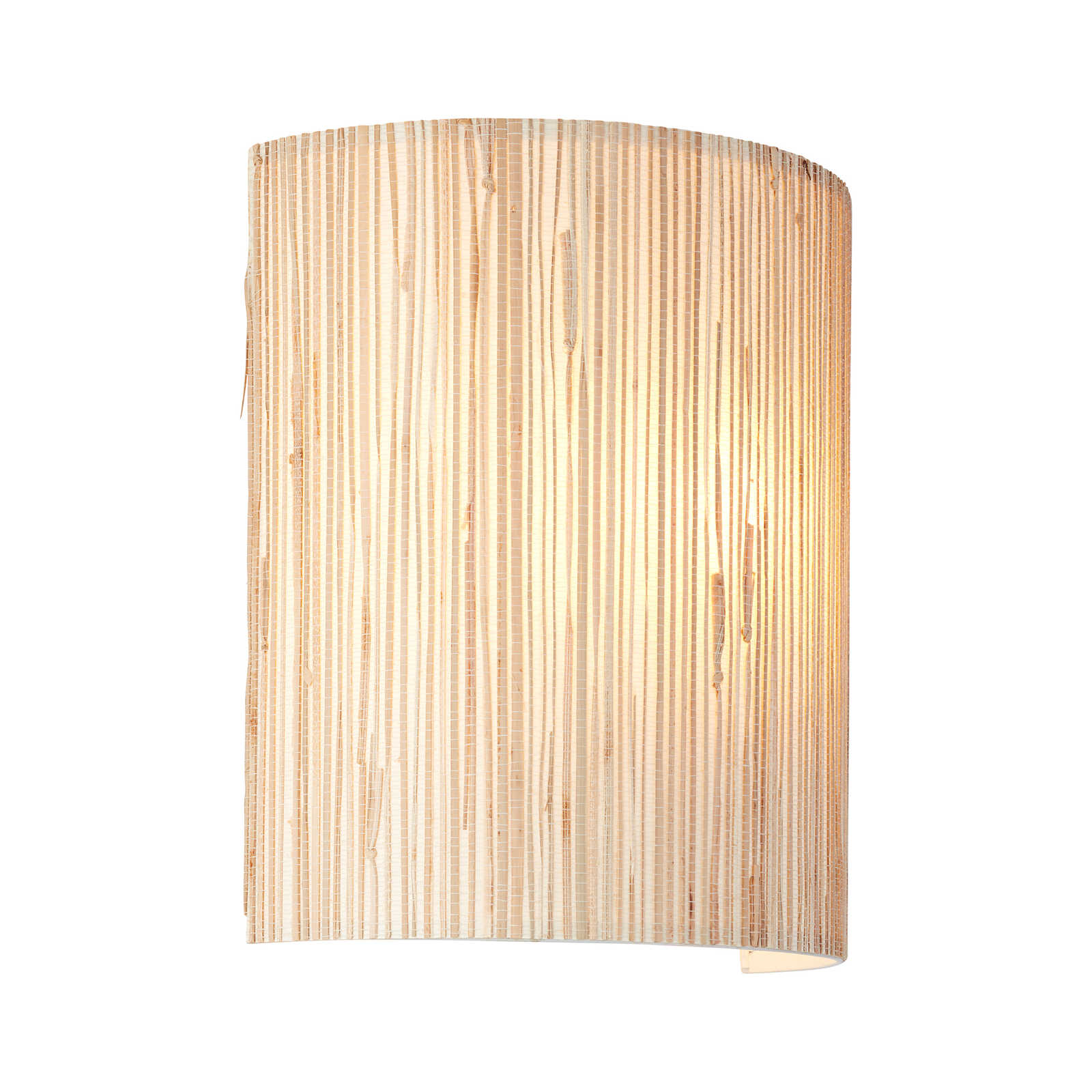         Light wood wall light - Nature elegance with warm light for a cosy ambience 23cm wide x 26cm high - Beige
    