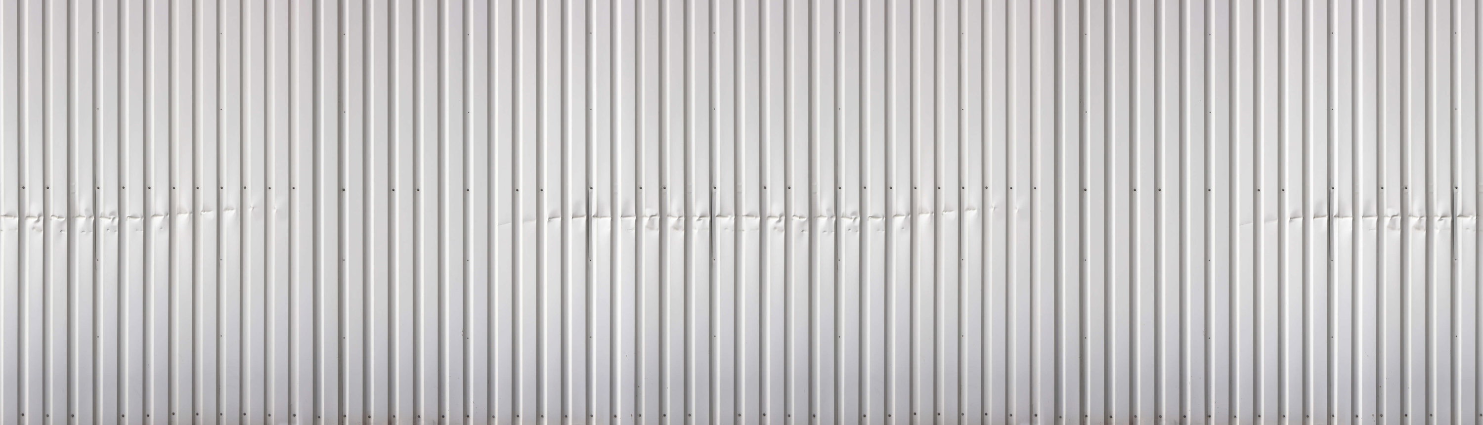 Metal wall, Verkleidung, Stahlblech, Streifenmuster, Lamellenwand
