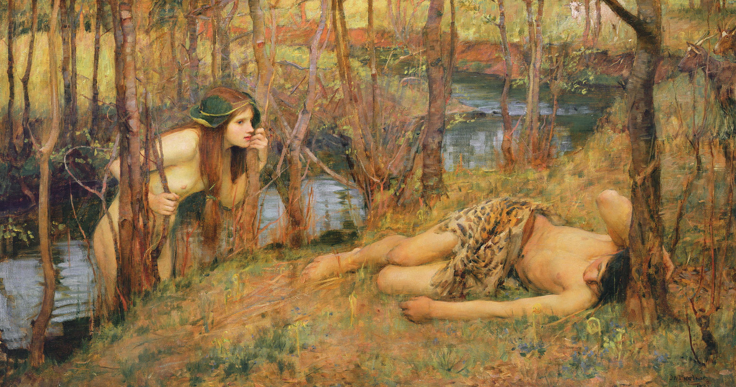             Fototapete 'Die Najade' von John William Waterhouse
        