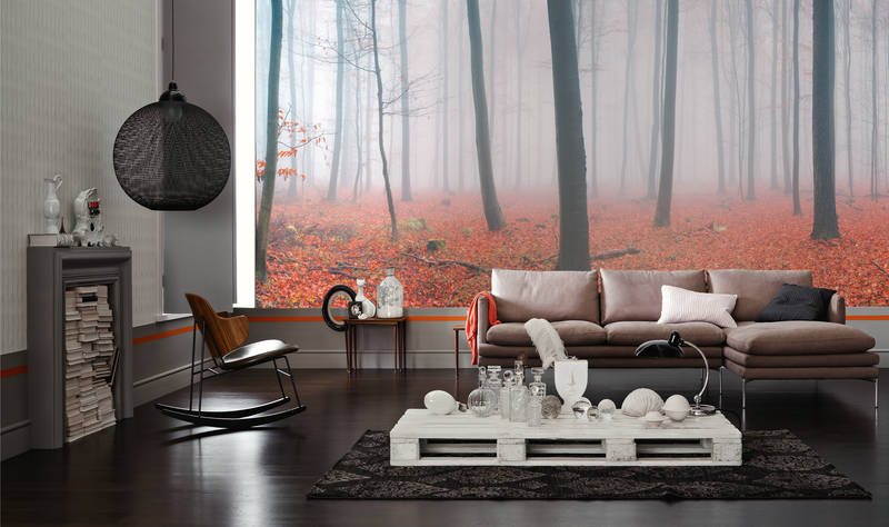 Wohnzimmer, Rustikale Dekoration, Kaffee-/Tee-Set, Schwarzbraun Sofa, Lounge-Szene