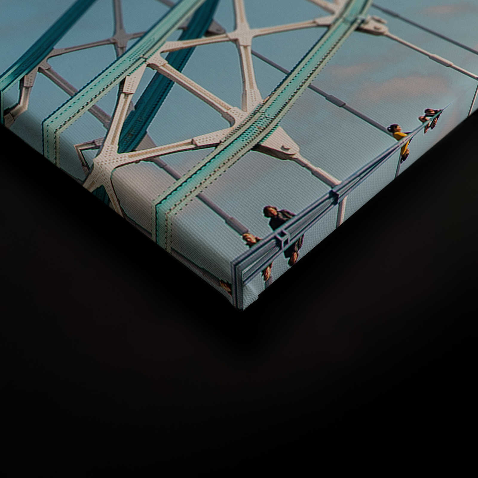             Leinwandbild mit London Bridge bei sonnigem Wetter – 0,90 m x 0,60 m
        