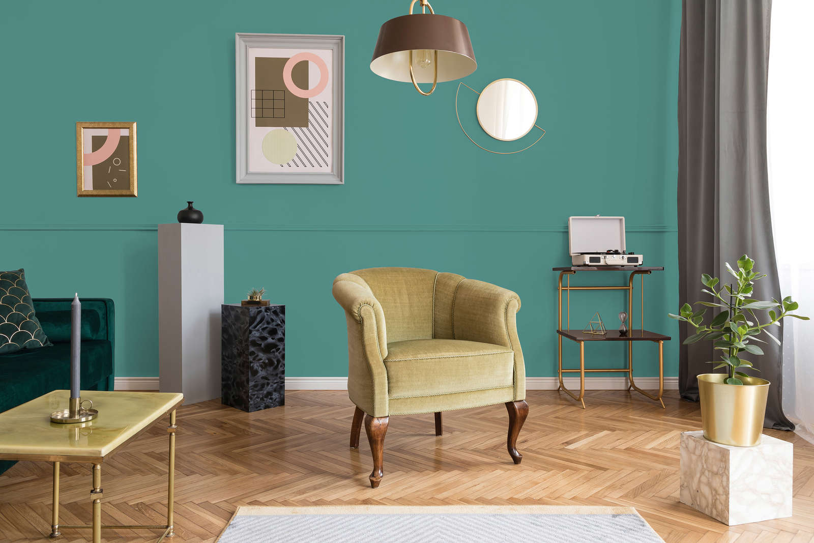             Premium Wall Paint Radiant Mint »Expressive Emerald« NW407 – 1 litre
        