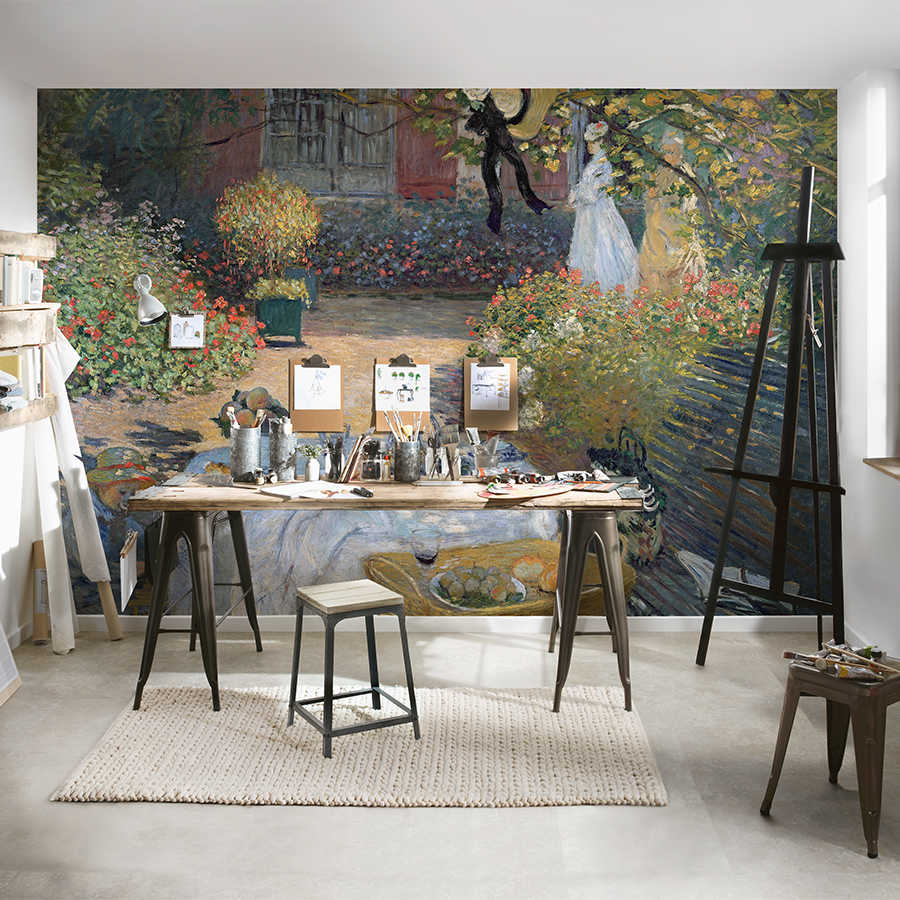         Fototapete "Das Mittagsmahl: Monets Garten in Argenteuil" von Claude Monet
    