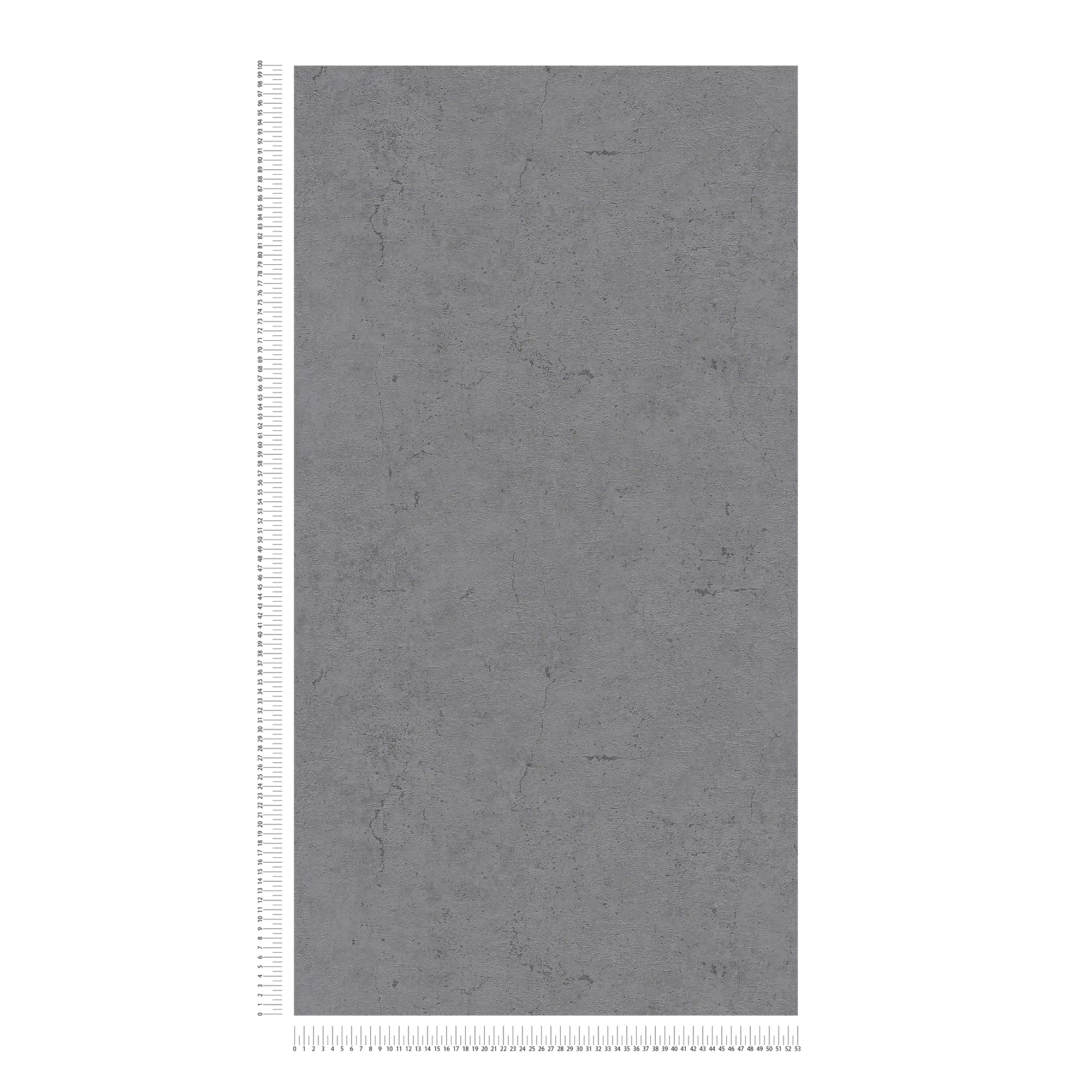             Tapete mit Betonoptik, optischen Rissen & Poren – Grau
        